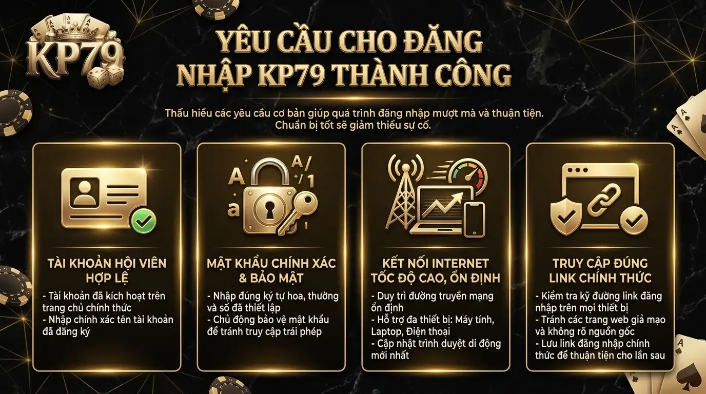 kp79 cac dieu kien can chuan bi de dang nhap kp79 thanh cong