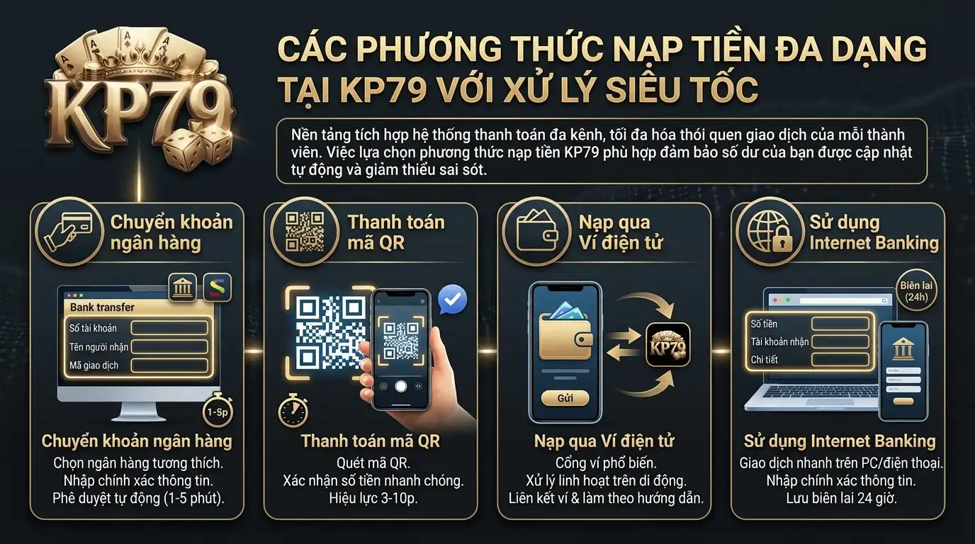 kp79 da dang phuong thuc nap tien kp79 xu ly sieu toc