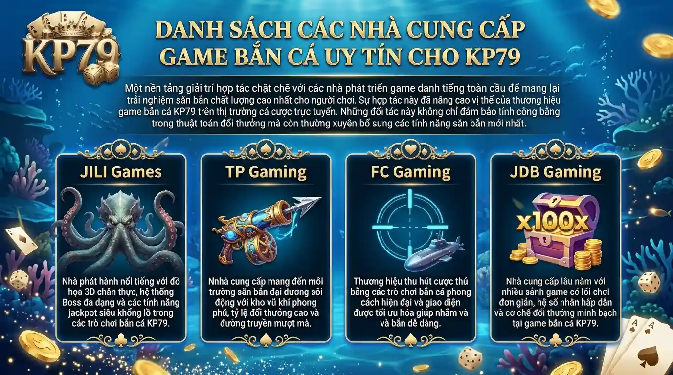 kp79 danh sach nha cung cap tro choi ban ca kp79 uy tin