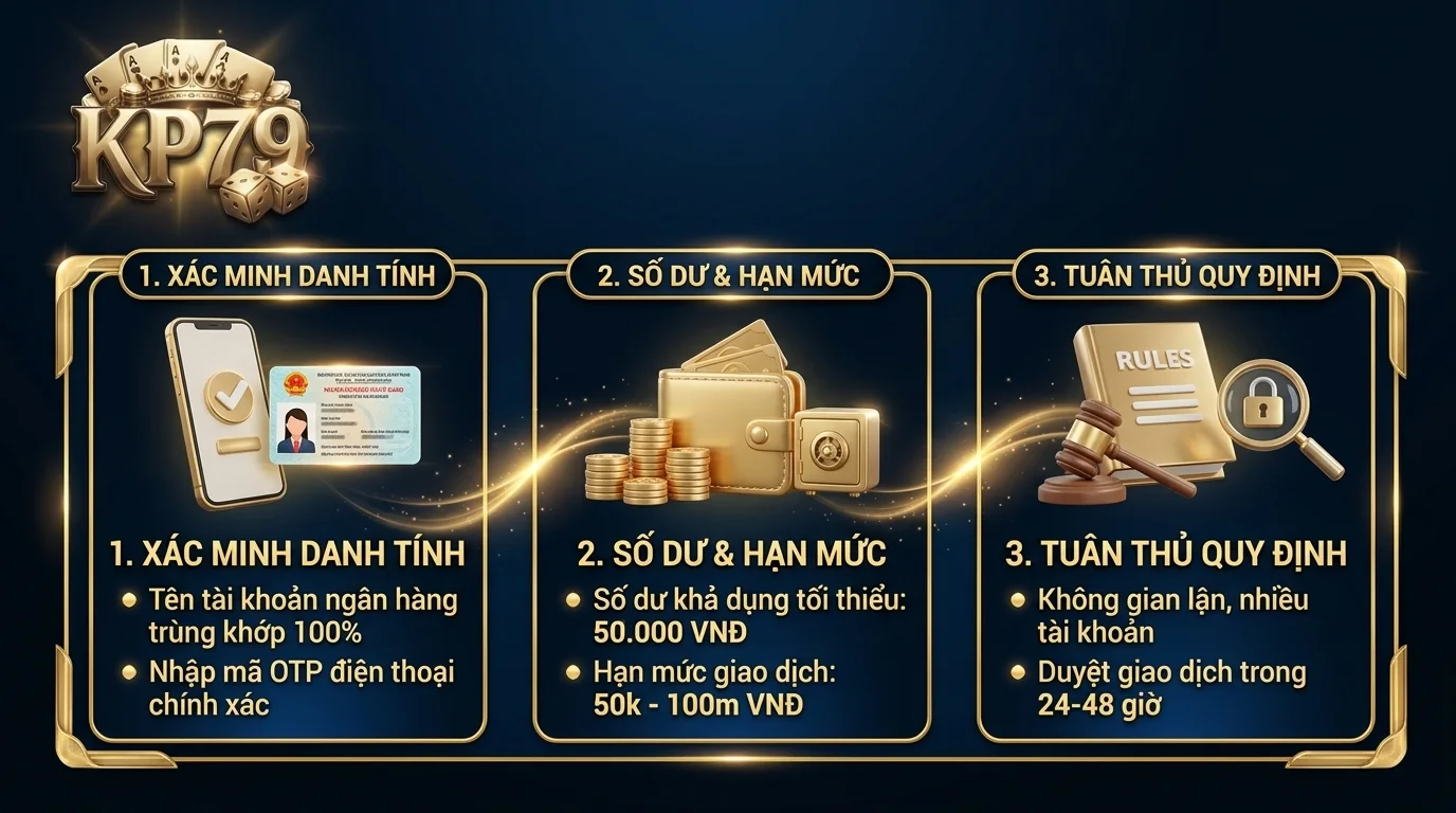 kp79 dieu kien de lenh rut tien tai kp79 duoc xet duyet thanh cong