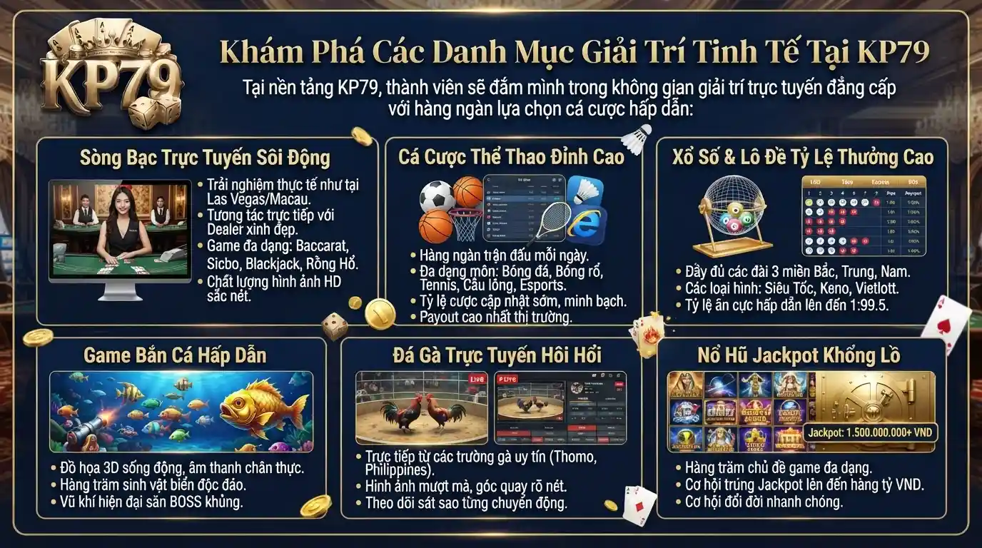 kp79 kham pha cac danh muc giai tri dac sac tai kp79